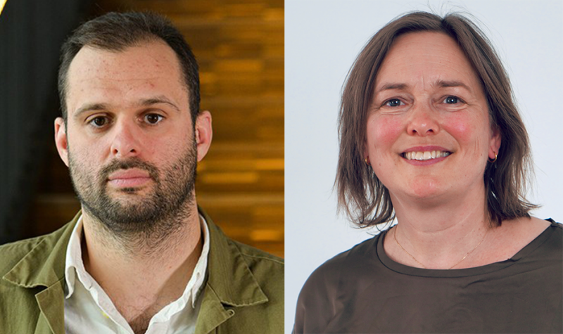 Volen Ivanov och Maria Helander