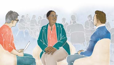 Samtalsgrupp, illustration