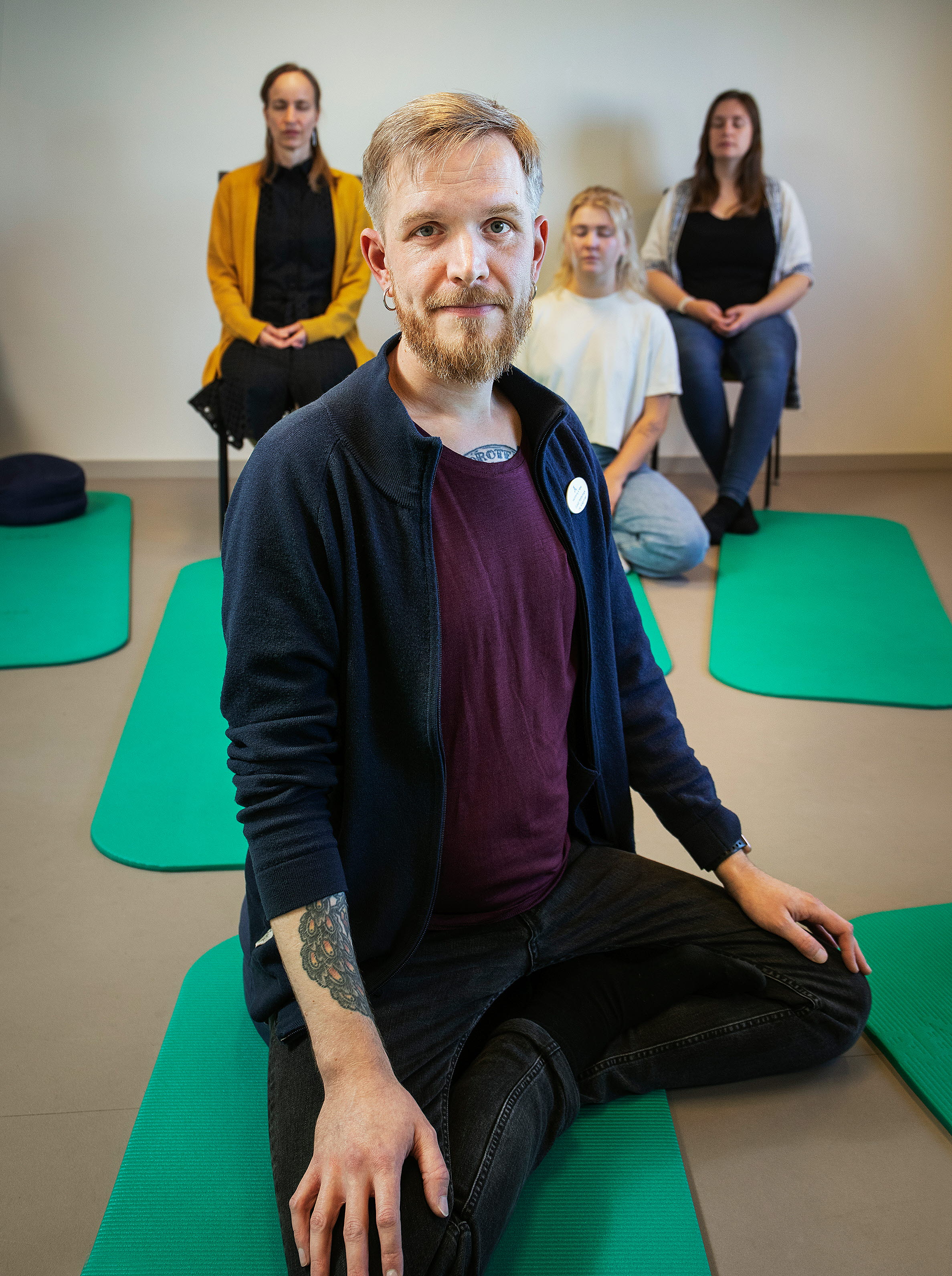 Gustaf Wettermark, sjukgymnast och utbildad i mindfulnessbaserad stressreduktion
