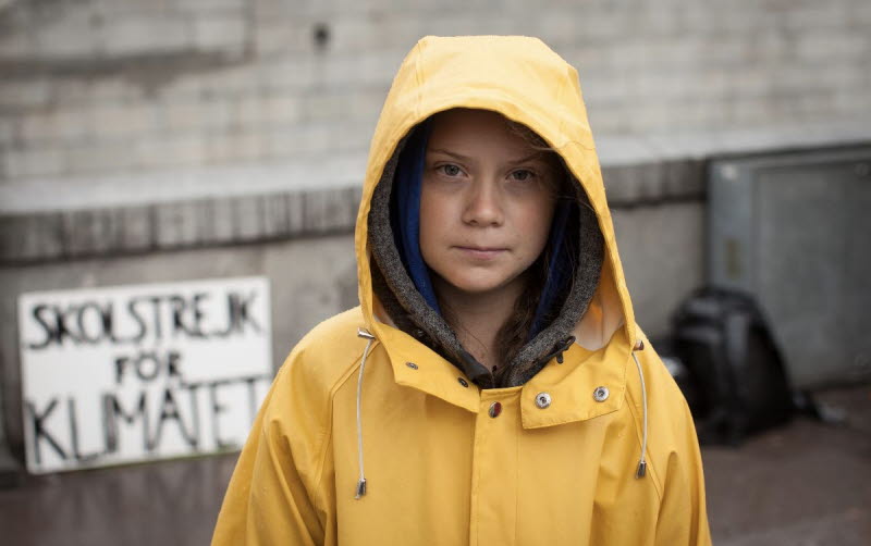 Greta Thunberg i dokumentärfilmen Greta