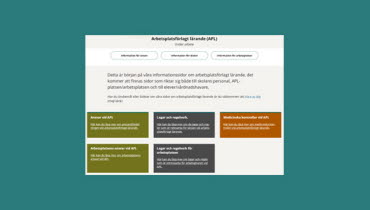 Skärmdump APL, JobbaFrisk.