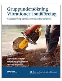 Omslag Gruppundersökning Vibrationer i småföretag