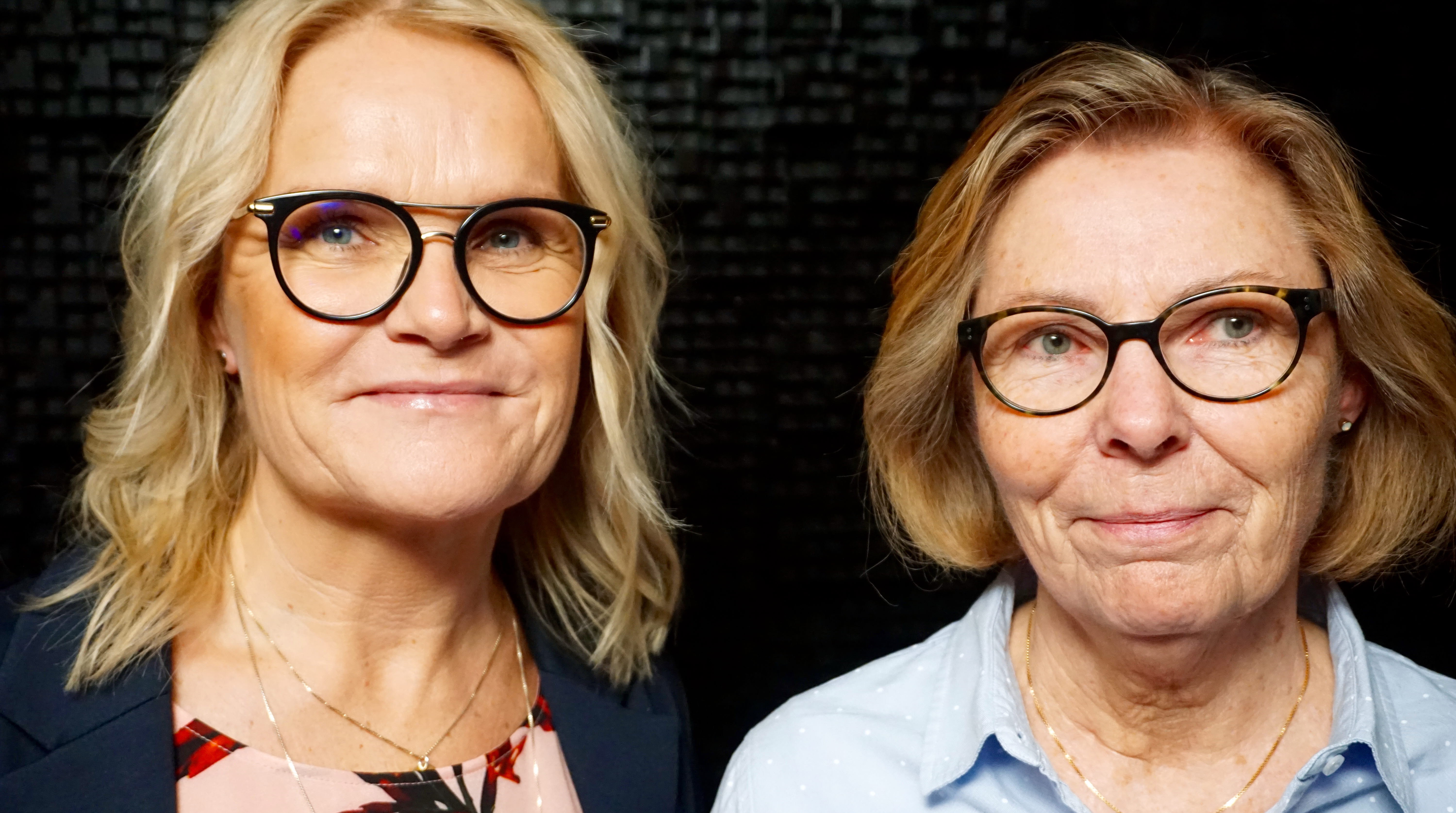 Margareta Lunde Martinsson och Kajsa Råhlander
