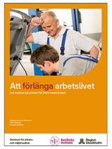 Omslag "Att förlänga arbetsliv"