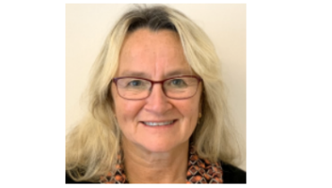 Porträttbild av blond kvinna med glasögon samt text som lyder: Marina Jonsson, Expert inom hälsoområde Allergi vid Centrum för arbets- och miljömedicin.