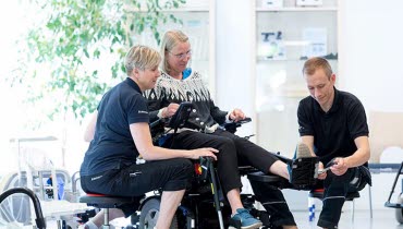 Utprovning av rullstol