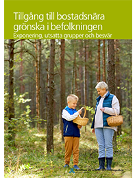 Omslag "Tillgång till bostadsnära grönska"