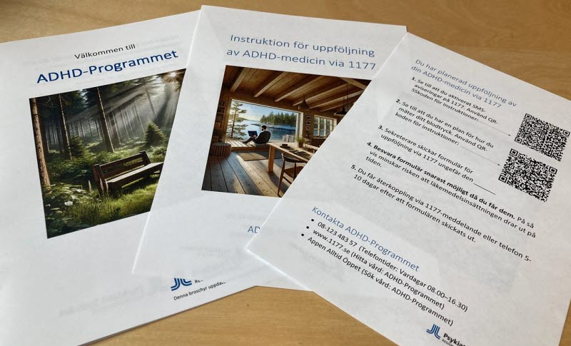 Informationsmaterial, adhd egenmonitorering