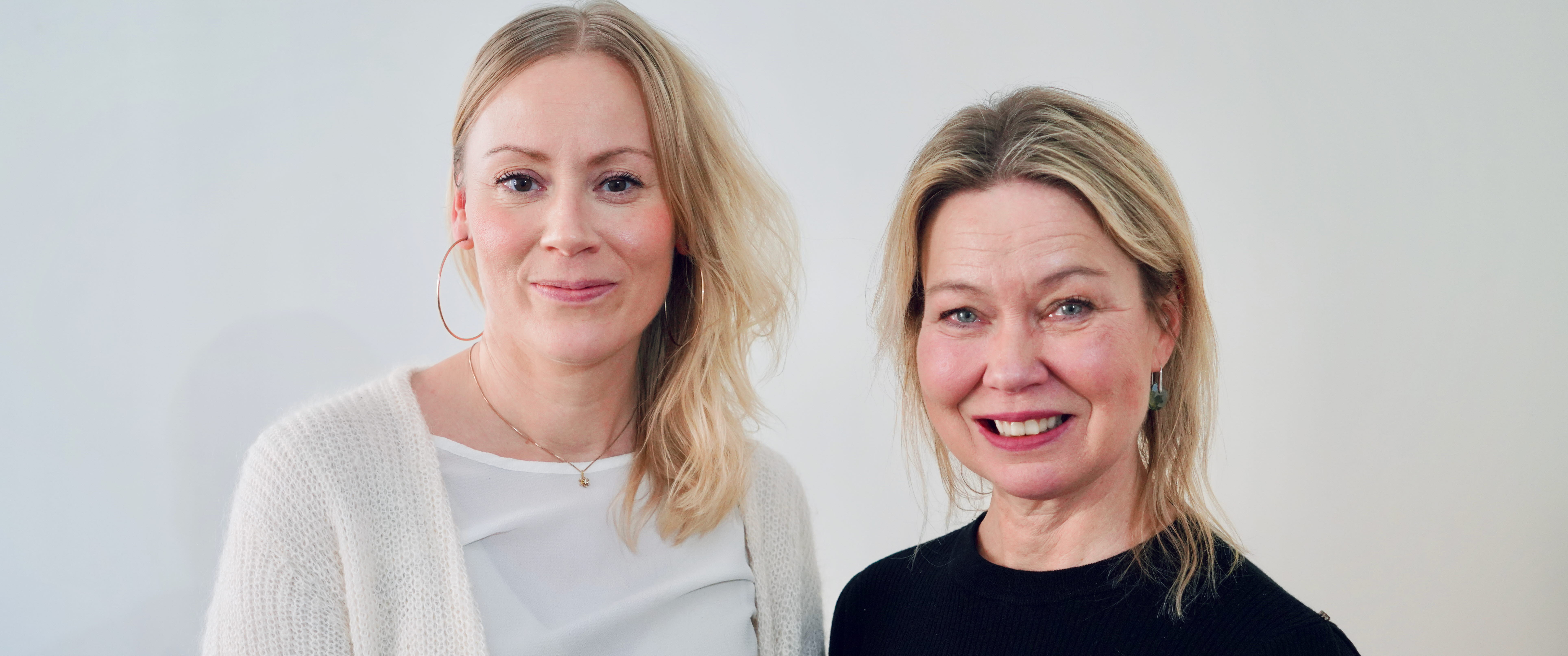 Maria Forsström, kurator och psykoterapeut, och Jarna Pere