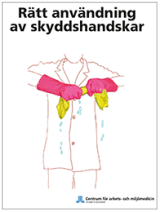 Omslag Rätt användning av skyddshandskar