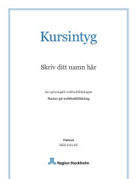 Kursintyg