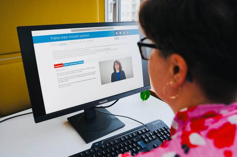 Virtuella patienter för våld i nära relationer – en interaktiv webbplattform