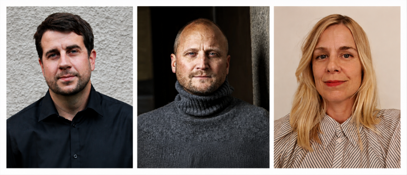 Joar Guterstam, Martin Kåberg och Elin Holmén 