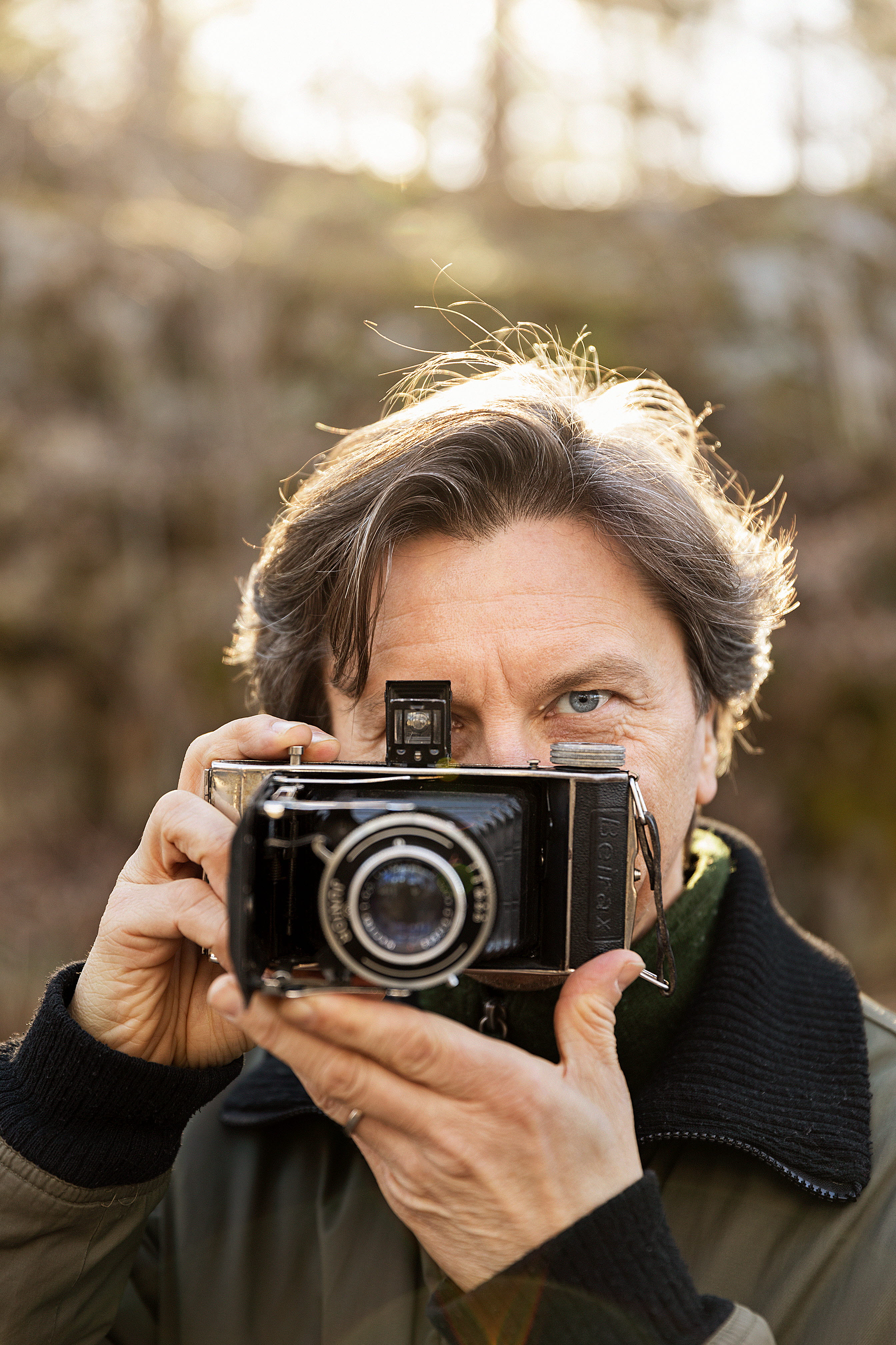 Porträtt av Truls Nord med kamera