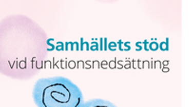 Samhällets stöd vid funktionsnedsättning, omslag