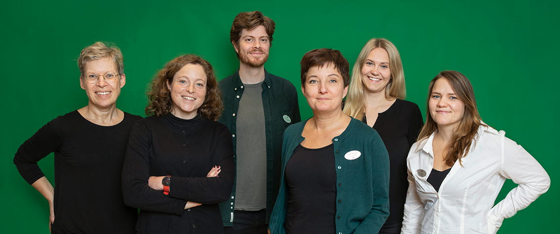 Lisa Skogholm, Rebecca Kanter, Jonathan Konyi, Sara Lindhagen, Elina Sigge och Klara Jonsson.